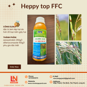 🌾 HEPPY TOP FFC – BẢO VỆ HẠT LÚA KHỎI LEM LÉP, TĂNG CHẤT LƯỢNG GẠO! 🌾